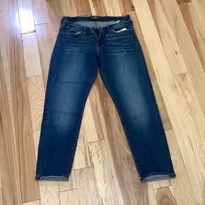 Lucky Brand sienna cigarette cropped jeans